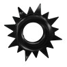 Get Lock Lot de 4 Cockrings souples Ring Stars Noirs